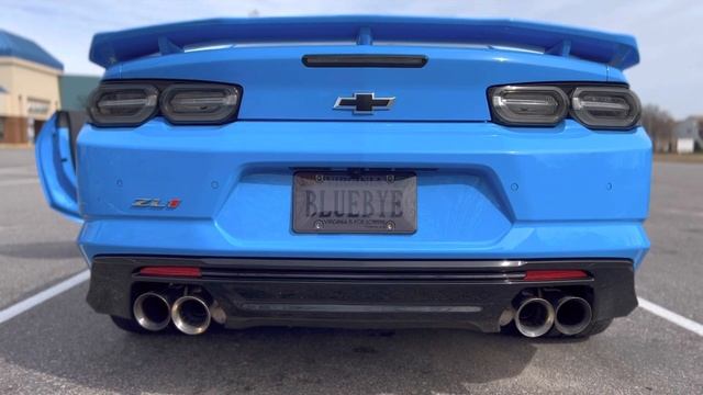 2023 CAMARO ZL1 RAPID BLUE QUICK WALK AROUND / REVIEW. #chevrolet #camaro #2023 смотреть онлайн