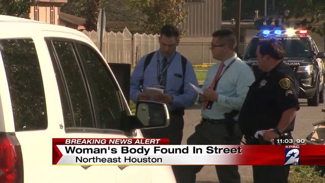 Woman's body found in northeast Houston street смотреть онлайн
