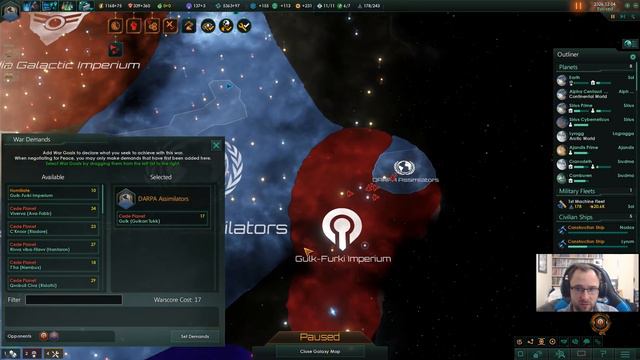 STELLARIS SYNTHETIC DAWN #19 WAR ECONOMY WAR Stellaris Synthetic Dawn DLC - Let's Play / Gameplay смотреть онлайн