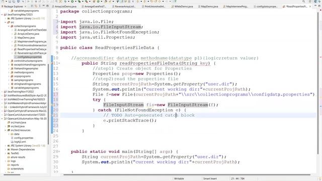CoreJava Collections Properties Enum Demo June 22 2023 смотреть онлайн