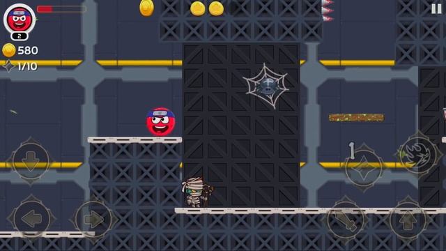 КРАСНЫЙ ШАРИК ниндзя спасает ЛЮБИМУЮ принцессу. 21-25 уровни. Мультик ИГРА Red Ball Hero Ninja 4