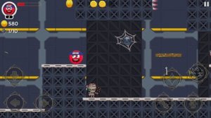 КРАСНЫЙ ШАРИК ниндзя спасает ЛЮБИМУЮ принцессу. 21-25 уровни. Мультик ИГРА Red Ball Hero Ninja 4