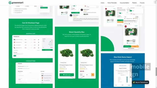 GreenMart Organic Food Website ★ WordPress Themes & Templates ★ смотреть онлайн