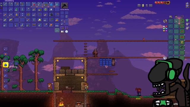 1 pro 1 idiot ep. 2 War of the slimes Terraria смотреть онлайн