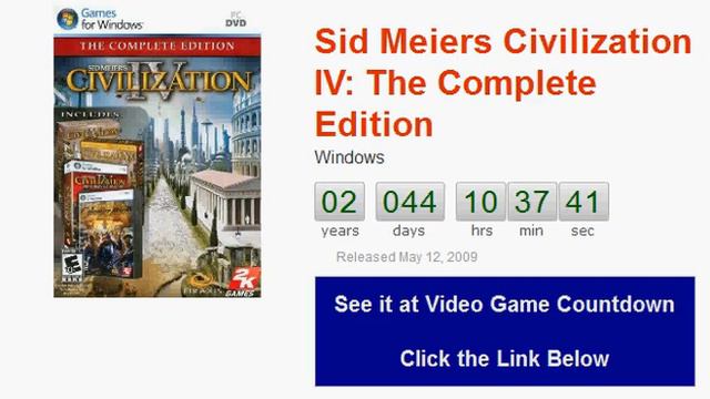 Sid Meiers Civilization IV The Complete Edition PC Countup смотреть онлайн
