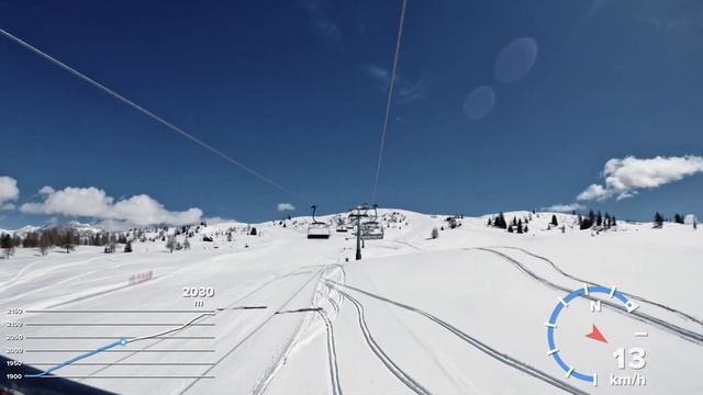 4-CLD Pralongià II | Corvara | Alta Badia | GoPro Timelapse 2K with GPS Data смотреть онлайн