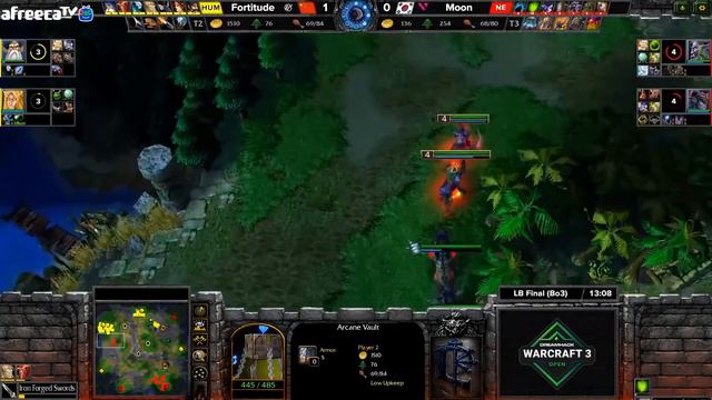 Moon (N) vs Fortitude (H) 드림핵 워크래프트3 오픈 섬머 16강 D조 최종전 - DH Warcraft3 Open Summer смотреть онлайн