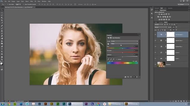 Grainy Film Effect in Photoshop CC смотреть онлайн