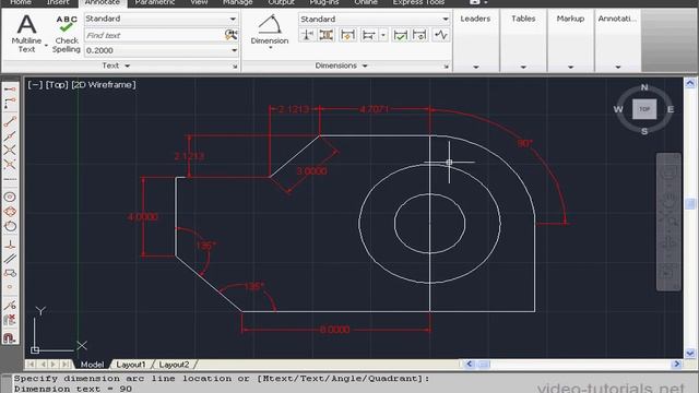 40 AutoCAD Fundamentals ( Using Dimensions ) смотреть онлайн