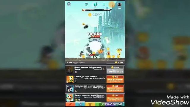 Играем в кликер (таппер) Tap titans 2 смотреть онлайн