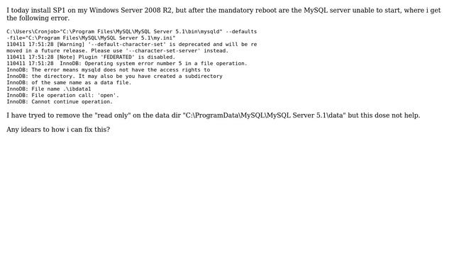 DevOps & SysAdmins: Mysql and Windows Server 2008 R2 SP1 смотреть онлайн