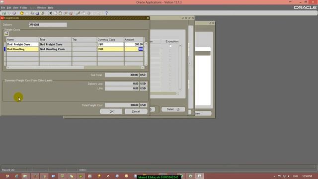 Oracle Order Management (Assign Freight Cost On Shipping Transaction) Part 1 смотреть онлайн