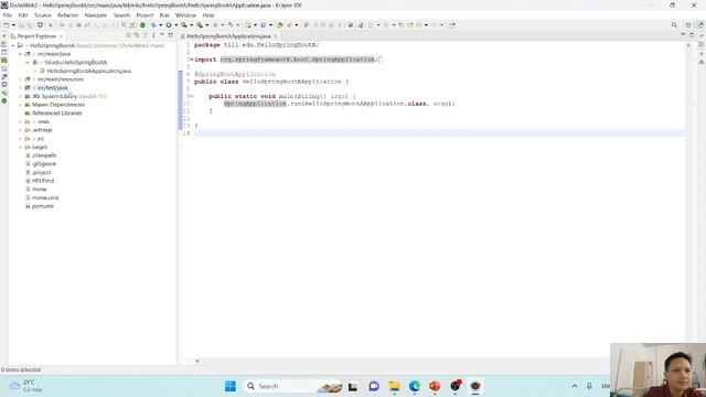 Java Spring boot - Tạo dự án web và lập trình - hướng dẫn 2 смотреть онлайн