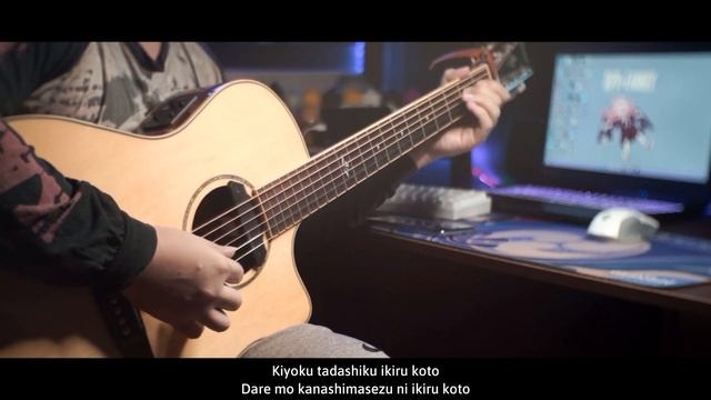 YOASOBI 怪物 [Kaibutsu] but it's Masayuki Suzuki version - Fingerstyle Guitar смотреть онлайн