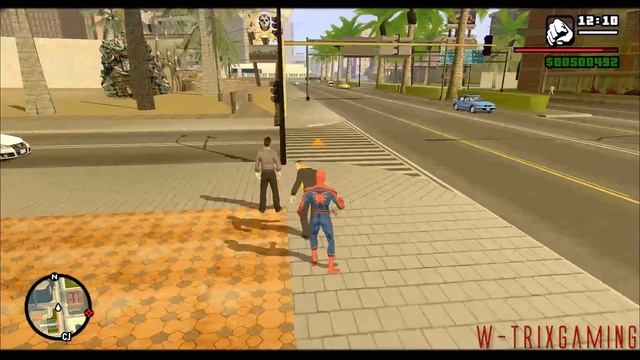 GTA San Andreas - Spider-Man Skin Pack Mod смотреть онлайн
