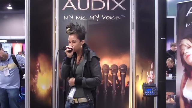 Audix Microphones - Butterscotch Demos The Audix Fireball At NAMM 2011