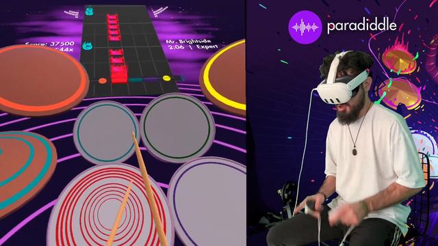 CRAZY VR DRUMMING ' Mr. Brightside ' Paradiddle VR
