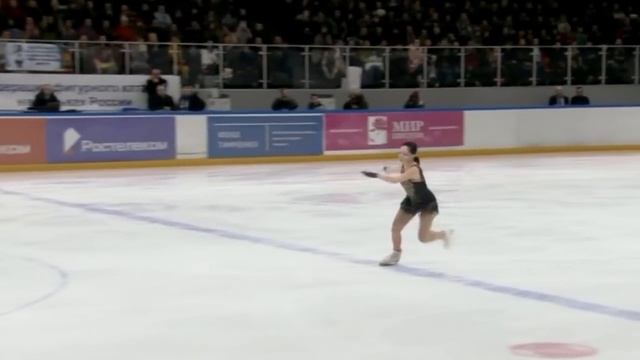Медведева победила первое место в Великом Новгороде на Кубке России 2019 смотреть онлайн