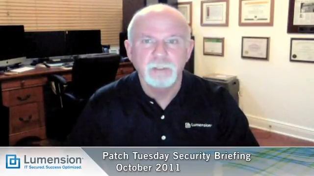October 2011 Patch Tuesday Security Briefing смотреть онлайн