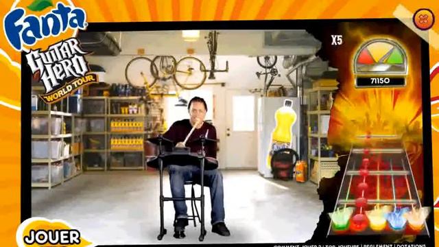 Fanta Guitar Hero Wolrd Tour Styl3 Batterie 104650 points смотреть онлайн