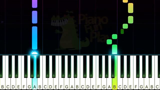 Phil Collins - A Groovy Kind Of Love - SLOW EASY Piano TUTORIAL by Piano Fun Play смотреть онлайн