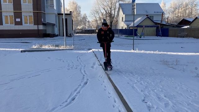 Самокат на лыжах трюки 1 смотреть онлайн