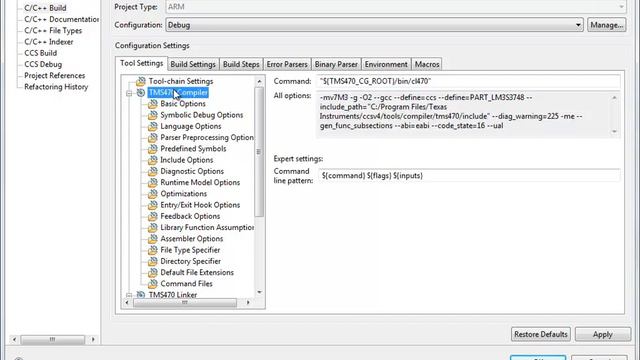 Compile Stellaris Assembly in CCS4 смотреть онлайн