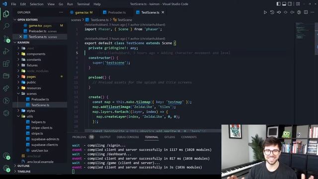 Building A Game with Phaser JS and NextJS смотреть онлайн