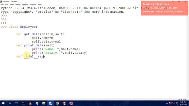 Destructor Function (Bengali ) | Python Programming смотреть онлайн