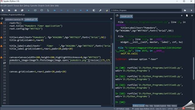 T_49 : PROJECT - Pomodoro Timer Layout in Tkinter смотреть онлайн