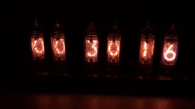 Ламповые часы. ИН-14. смотреть онлайн