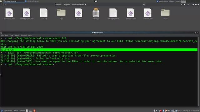 Minecraft Server Java Edition Won't Start Keeps Prompting for Acceptance of the EULA смотреть онлайн