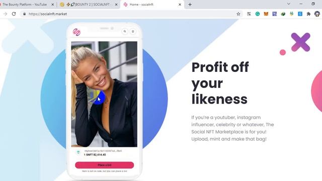 SOCIALNFT : An online NFT Marketplace for Influencers & Followers смотреть онлайн