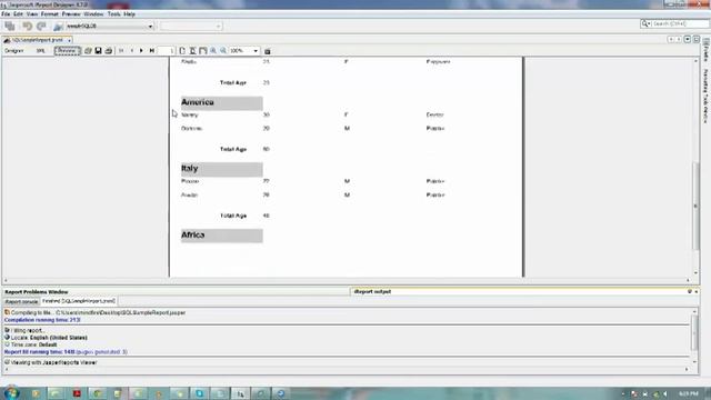 Introduction to Groups and Variables in iReport Using JDBC Datasource смотреть онлайн
