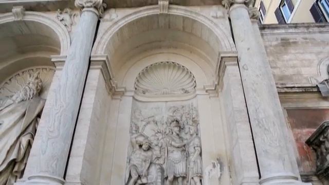 Базилика. Скульптуры, картины. Рим. Италия смотреть онлайн