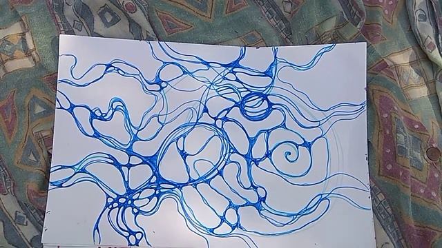 Просто рисунок. Нейрографическая медитация под яблоней) смотреть онлайн