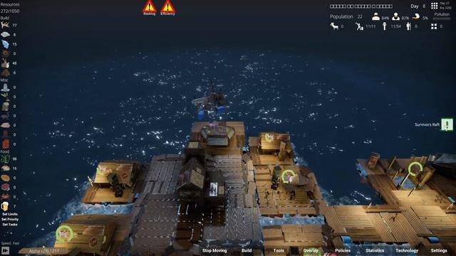Buoyancy - обзор и прохождение градостроительного симулятора похожего на Raft #1 смотреть онлайн
