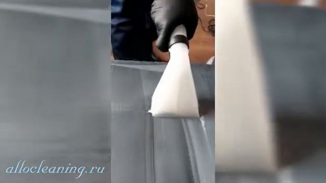 Химчистка Мягкой мебели. Удаление жирных пятен. До и после #allocleaning. смотреть онлайн