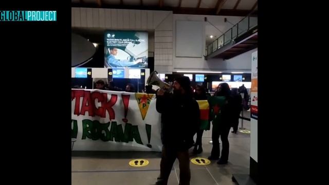 21.12.22-Venezia-Aeroporto Marco Polo-Iniziativa contro Turkish Airlines in solidarietà a Rojava смотреть онлайн