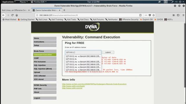 Command Execution Vulnerability смотреть онлайн