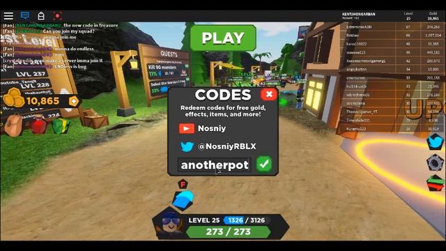 ⚔️ ENDLESS ⚔️ Treasure Quest ALL NEW CODES смотреть онлайн
