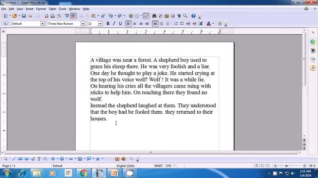 Class 4 Open Office Writer 1 - Learn computers - Computer Education Online & Free (In Telugu) смотреть онлайн