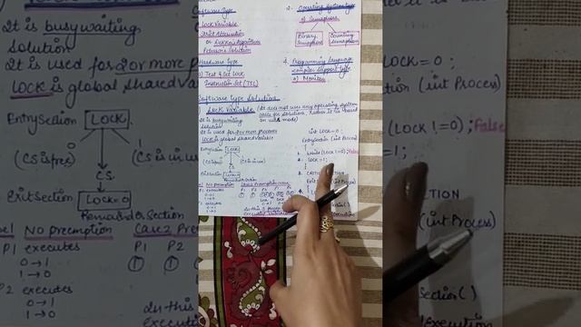 Operating system-Types of Critical section problem solutions-LOCK variable смотреть онлайн