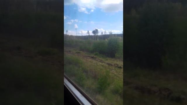 Ride With Electric Train From Smārde To Milzkalne Stops