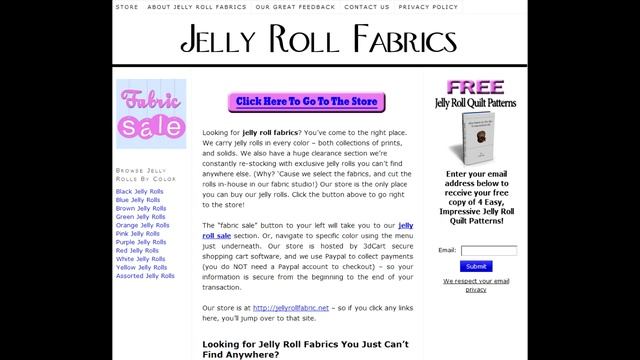 Patchwork Using Jelly Roll Fabrics