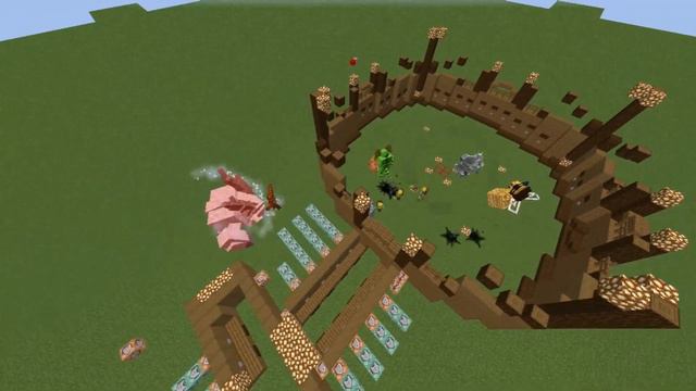 Mowzies Mobs vs Astemirs Forestcraft in Minecraft Mob Battle смотреть онлайн
