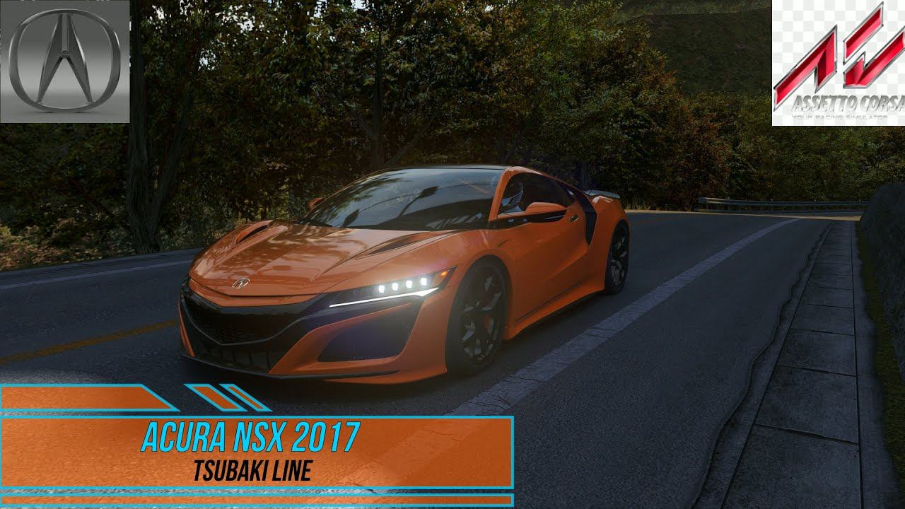 Acura NSX 2017 - Tsubaki Line | Assetto Corsa. смотреть онлайн