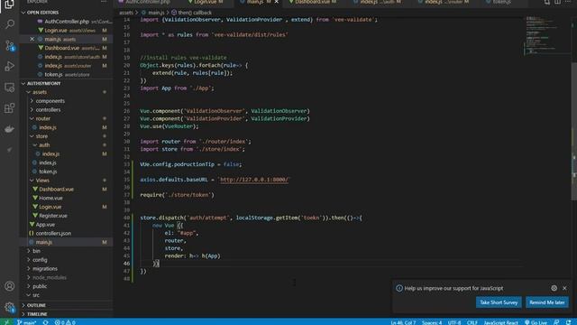 11.Como almacenar JWT token en un proyecto Vue +Stmfony смотреть онлайн