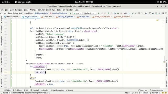 40.Subtitles Feature in ExoPlayer | Video Player App | Android Studio смотреть онлайн