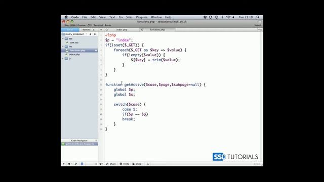 03: Active button with PHP смотреть онлайн